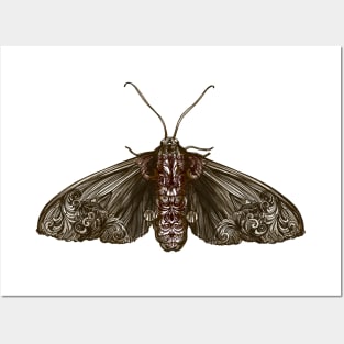 Goth Moth Posters and Art